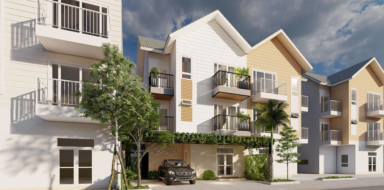 Nhà phố hiện đại với thiết kế sang trọng và tiện nghi