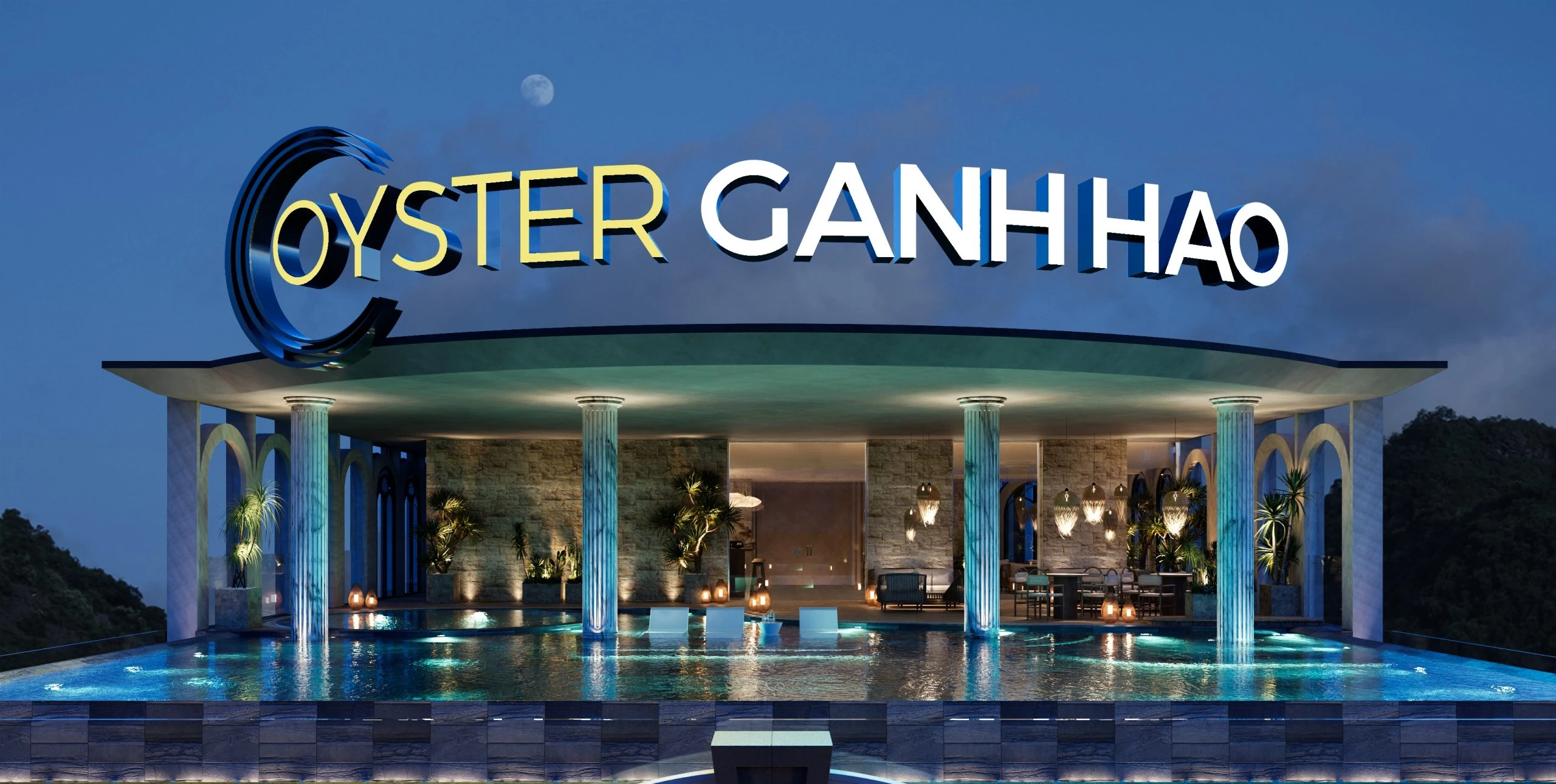 Oyster Gan Hao luxury resort with pool and elegant design