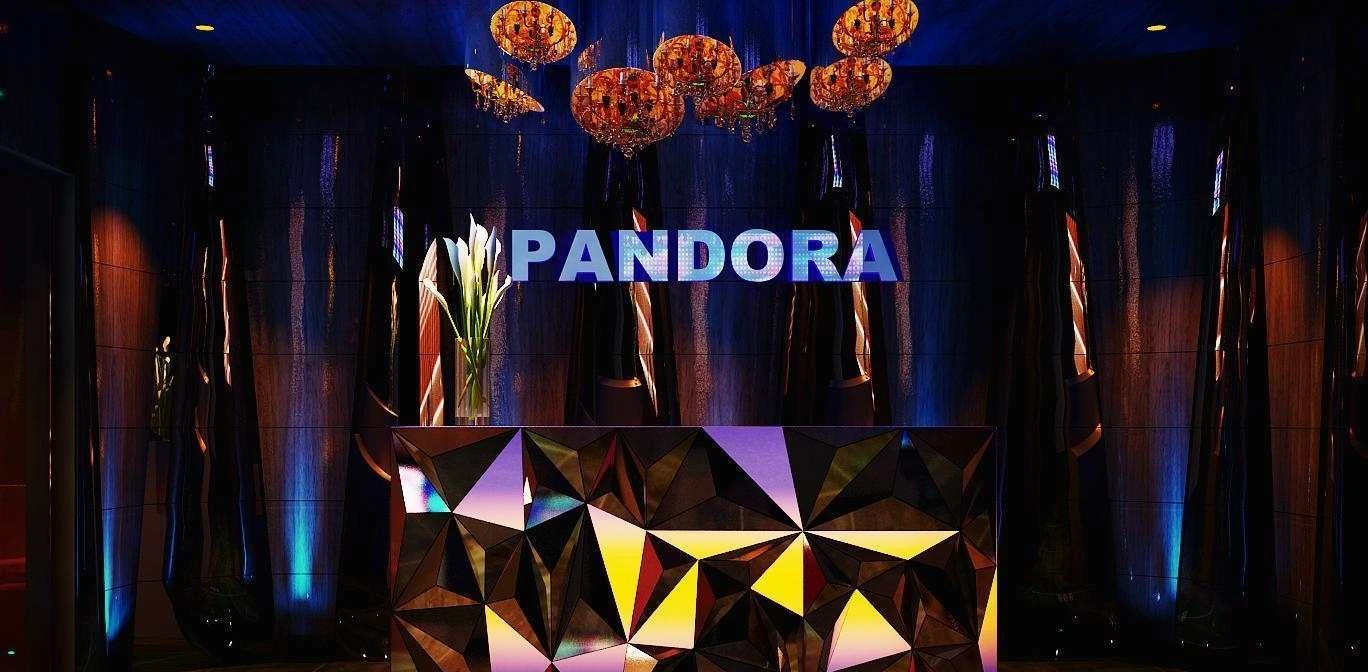 Pandora Luxury Design Interior with Chandeliers