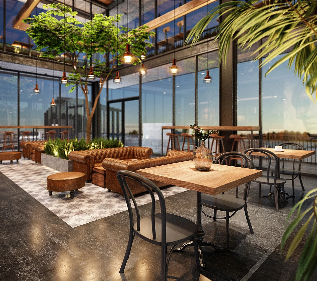 Không gian nội thất phong cách Luxury & Indochine sang trọng