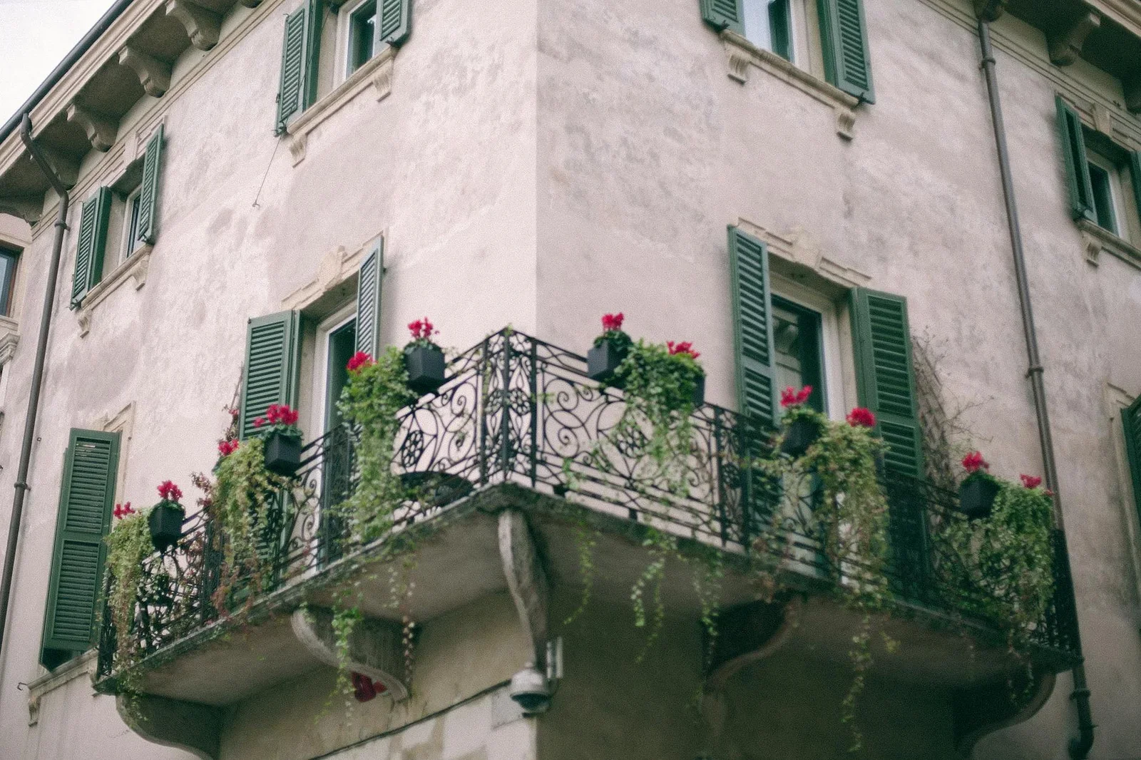 From below of dwell building with shutters on windows and po | Thiết kế nội thất 24