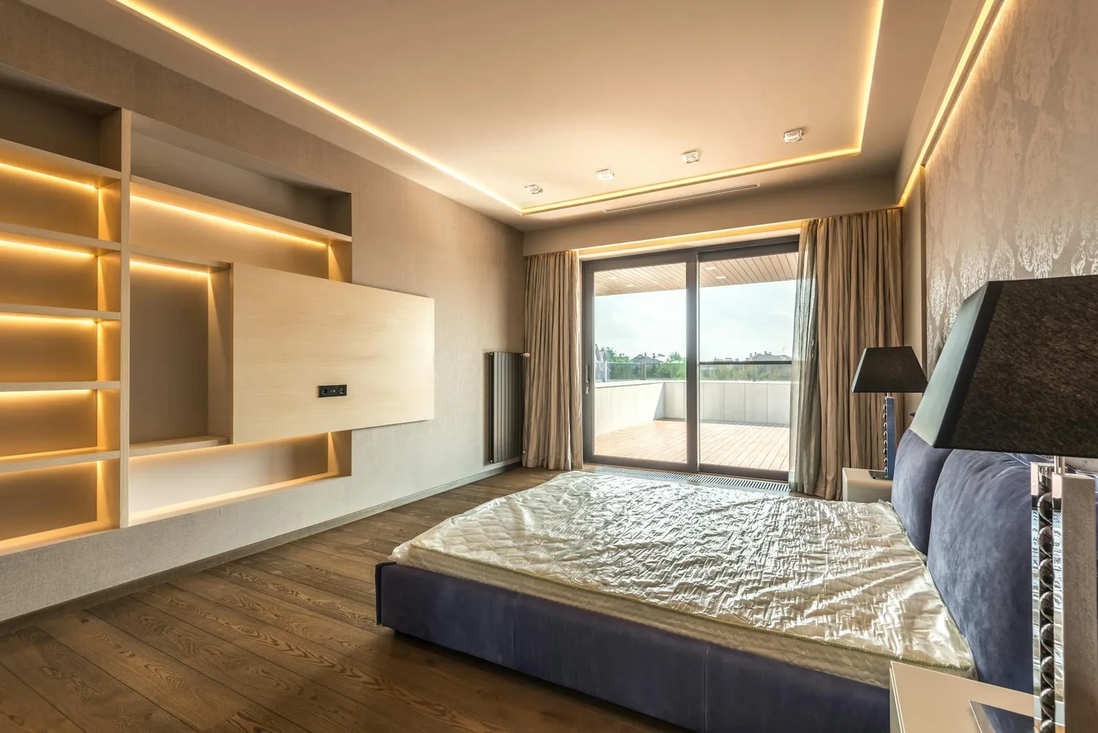 Phòng ngủ bé gái hiện đại view rộng, nội thất thanh lịch cùng ánh sáng nghệ thuật kiến tạo không gian nghỉ ngơi đẳng cấp. | Thiết kế nội thất 24