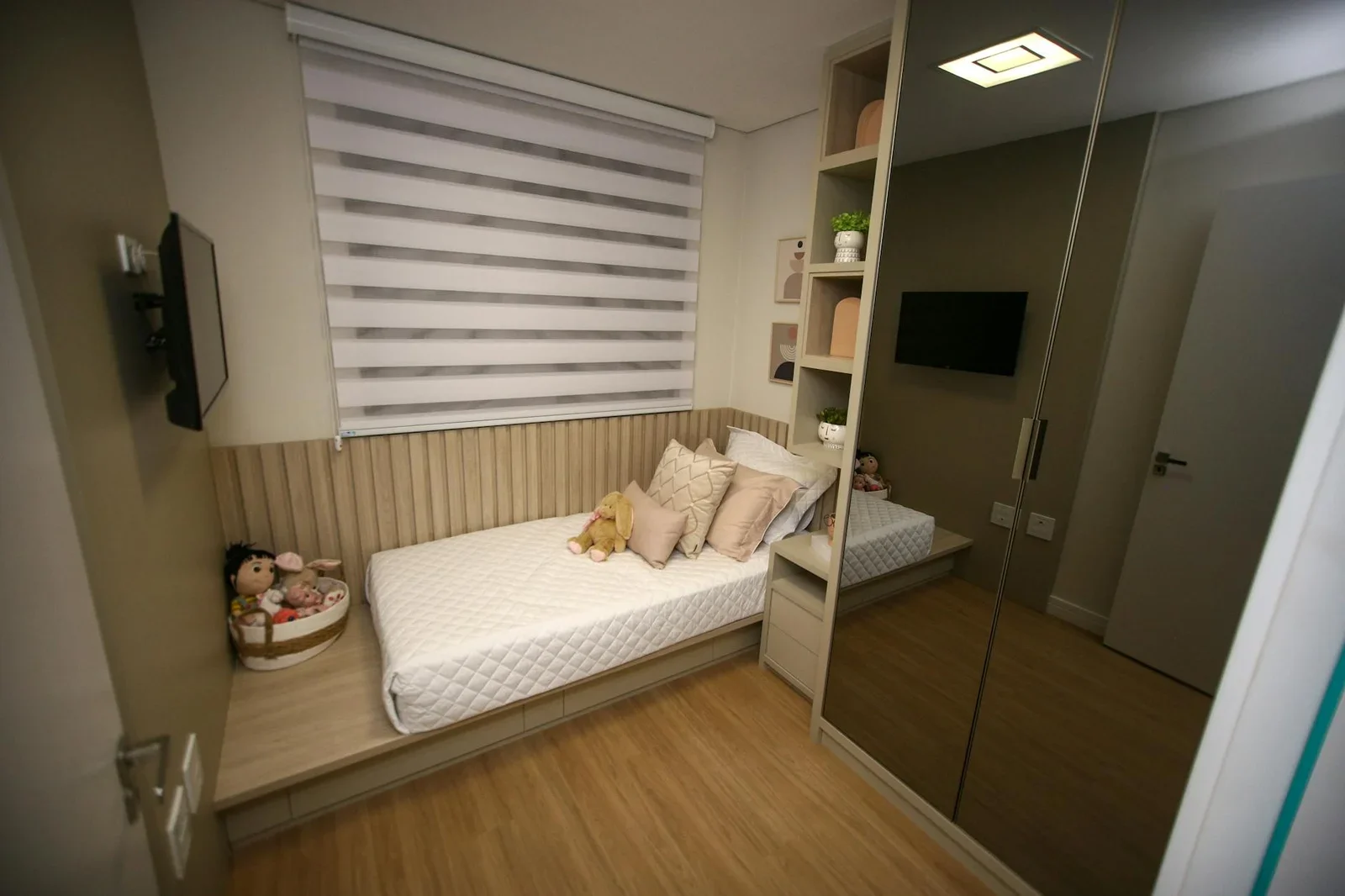 Elegant children's bedroom with cozy decor, soft lighting, a | Thiết kế nội thất 24