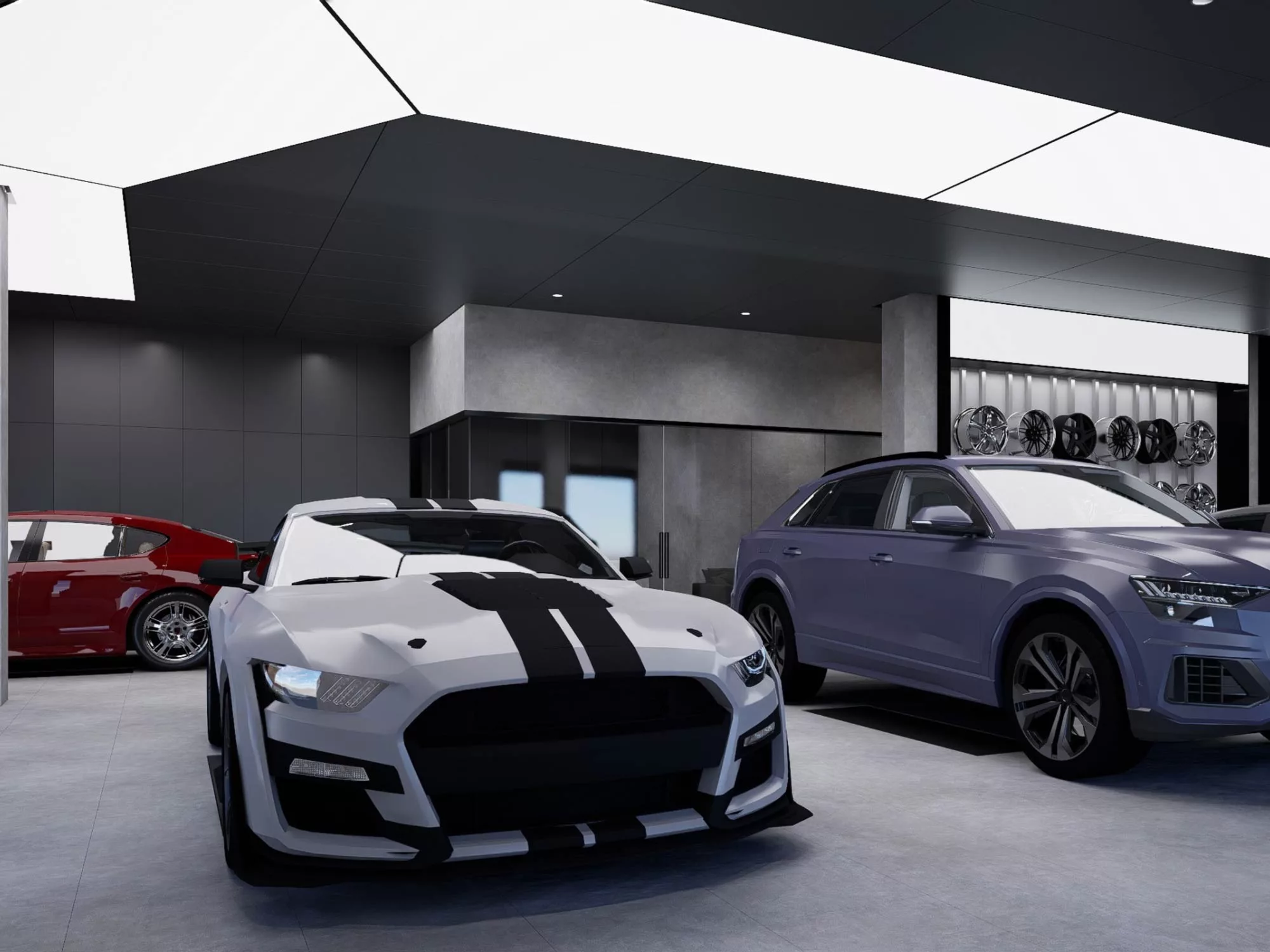 Không Gian Đẳng Cấp Cho Phụ Kiện Ô Tô - Showroom AutoLuxe
