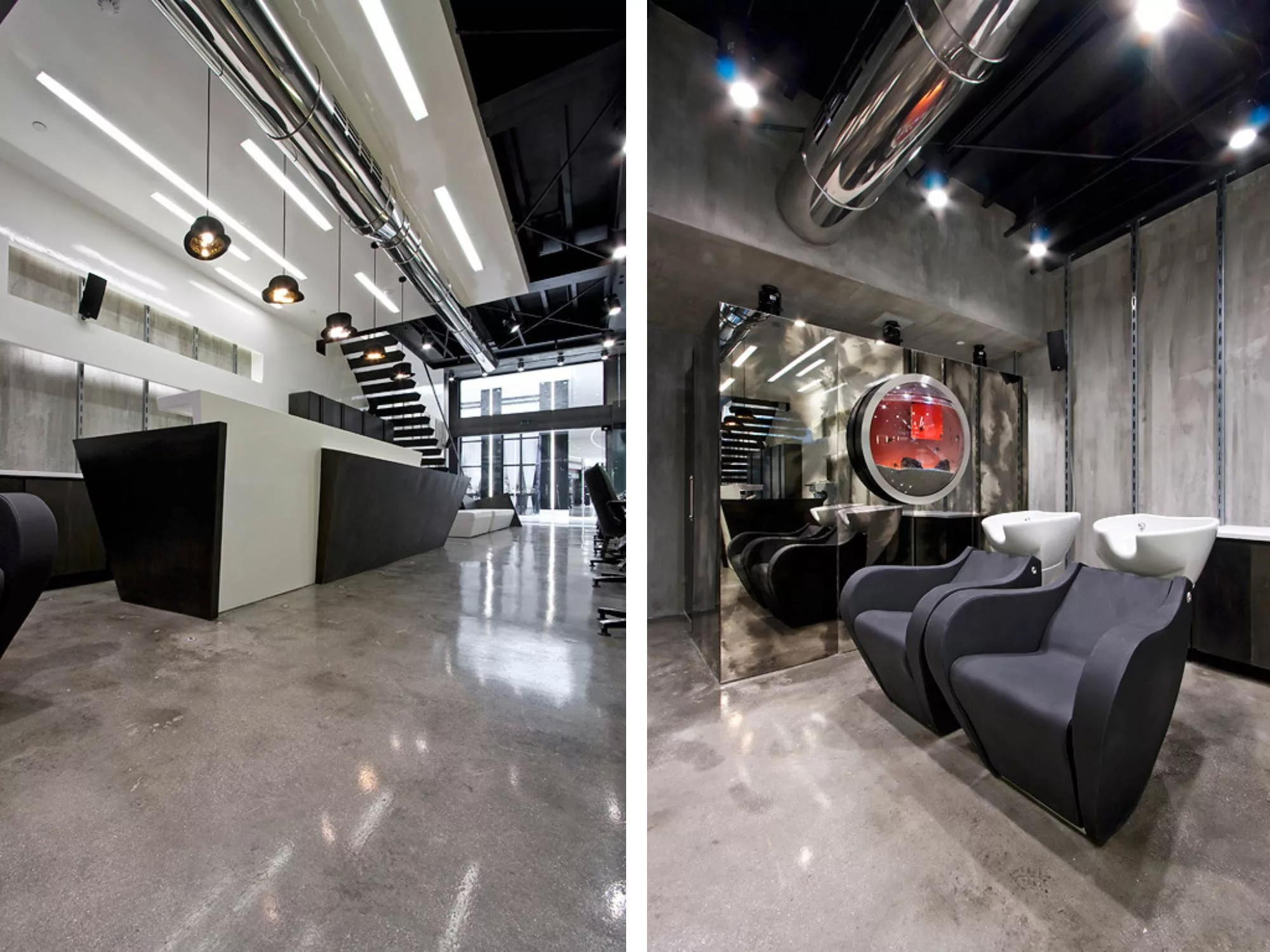 Luna Hair Studio – Không Gian Tinh Tế Kết Hợp Cảm Hứng Công Nghiệp