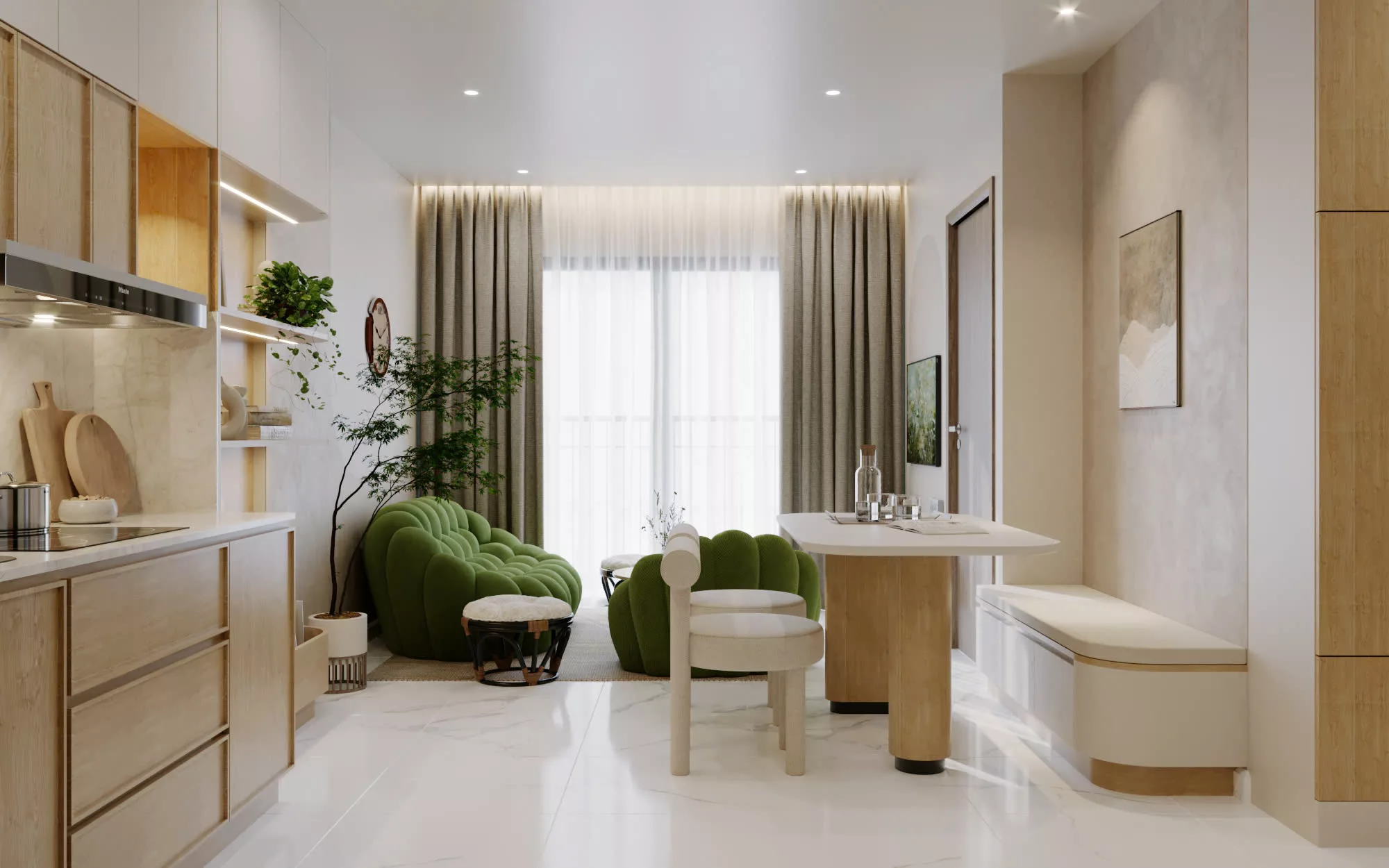 Căn Hộ Hiện Đại Tại Khu Đô Thị Vạn Phúc
